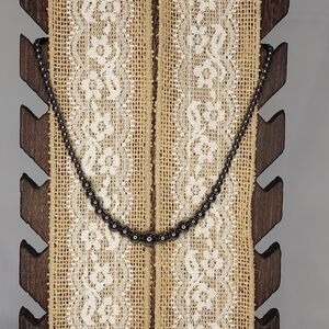 Handmade Graduated Lustrous Hematite beads